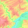 Schuyler County topographic map, elevation, terrain