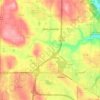 Montrose-Ghent topographic map, elevation, terrain