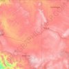 Apache County topographic map, elevation, terrain