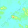 Greenlake topographic map, elevation, terrain