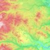 Gilpin County topographic map, elevation, terrain