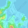 Kailua topographic map, elevation, terrain