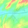 Hanna topographic map, elevation, terrain