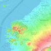 Maragondon topographic map, elevation, terrain
