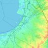 Parañaque topographic map, elevation, terrain