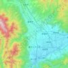 Minami-Alps topographic map, elevation, terrain