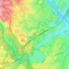 Barton Creek Greenbelt topographic map, elevation, terrain