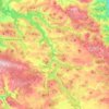 Uvac topographic map, elevation, terrain