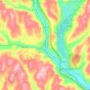 Town of Lisle topographic map, elevation, terrain