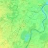 Elen topographic map, elevation, terrain