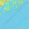 Yeosu-si topographic map, elevation, terrain