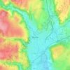 Brignais topographic map, elevation, terrain