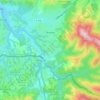 Ainhoa topographic map, elevation, terrain