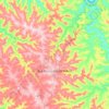 Frederico Westphalen topographic map, elevation, terrain