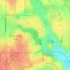 Woods Creek Lake topographic map, elevation, terrain