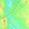 Huntington topographic map, elevation, terrain