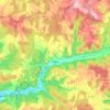 Catus topographic map, elevation, terrain