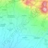 Chicacao topographic map, elevation, terrain