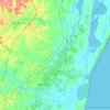 Mtubatuba Local Municipality topographic map, elevation, terrain