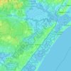 Upper Township topographic map, elevation, terrain