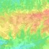 Souvigny-en-Sologne topographic map, elevation, terrain