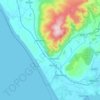 Whicham topographic map, elevation, terrain
