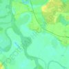 Tiszasas topographic map, elevation, terrain