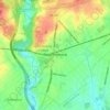 Swarthmore topographic map, elevation, terrain