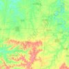 Boyle County topographic map, elevation, terrain