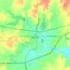 Eastland topographic map, elevation, terrain