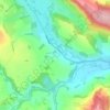 Nether Haddon CP topographic map, elevation, terrain
