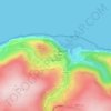 Lynton topographic map, elevation, terrain