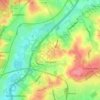 Chigwell topographic map, elevation, terrain