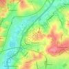 Chigwell topographic map, elevation, terrain