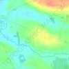 Killuney topographic map, elevation, terrain