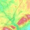 South Abington Township topographic map, elevation, terrain