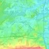 Worplesdon topographic map, elevation, terrain