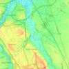 Davenham topographic map, elevation, terrain