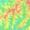 Eygurande-et-Gardedeuil topographic map, elevation, terrain