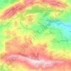 Confrides topographic map, elevation, terrain