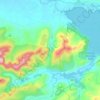 Dunloe ED topographic map, elevation, terrain