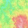 La Cure topographic map, elevation, terrain