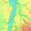 Fontenay-sur-Loing topographic map, elevation, terrain