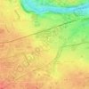 Jamestown topographic map, elevation, terrain
