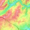 Carney topographic map, elevation, terrain