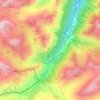 L'Hospitalet-près-l'Andorre topographic map, elevation, terrain