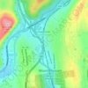 Hawthorne topographic map, elevation, terrain