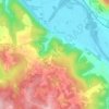 Allas-les-Mines topographic map, elevation, terrain