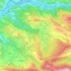 Rennes-le-Château topographic map, elevation, terrain