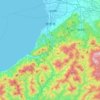 Iyo topographic map, elevation, terrain